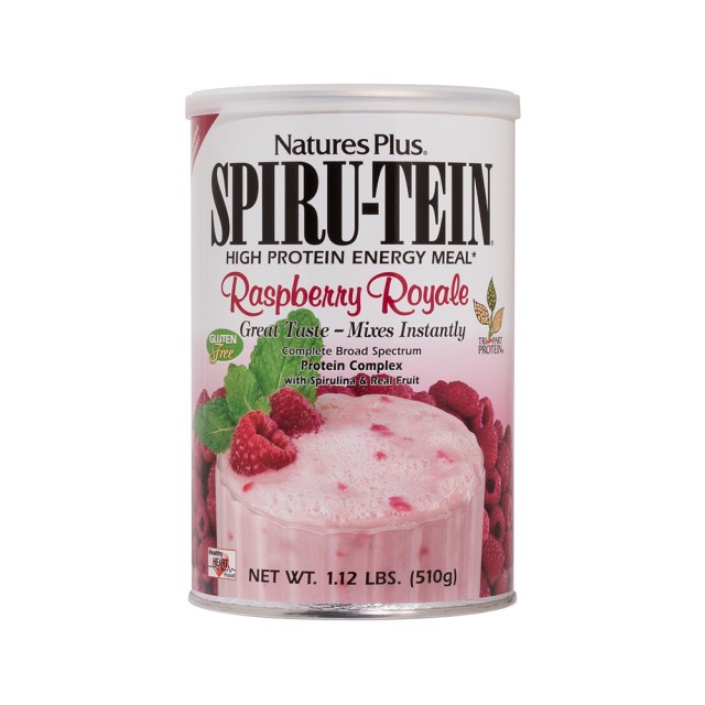 Natures Plus Spiru Tein Raspberry Royale 510gr (Ενέργεια - Ευεξία)