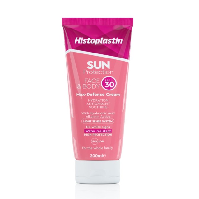 Histoplastin Sun Face & Body Max Defense Cream SPF30 200ml