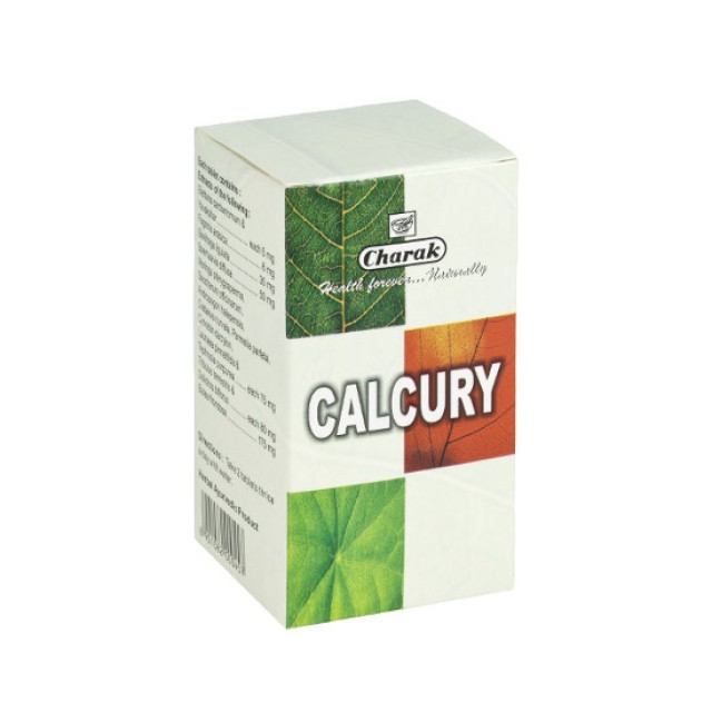 Charak Ayurveda Calcury 75tabs (Συμπλήρωμα Διατροφής για την Αντιμετώπιση των Λίθων στους Νεφρούς) 