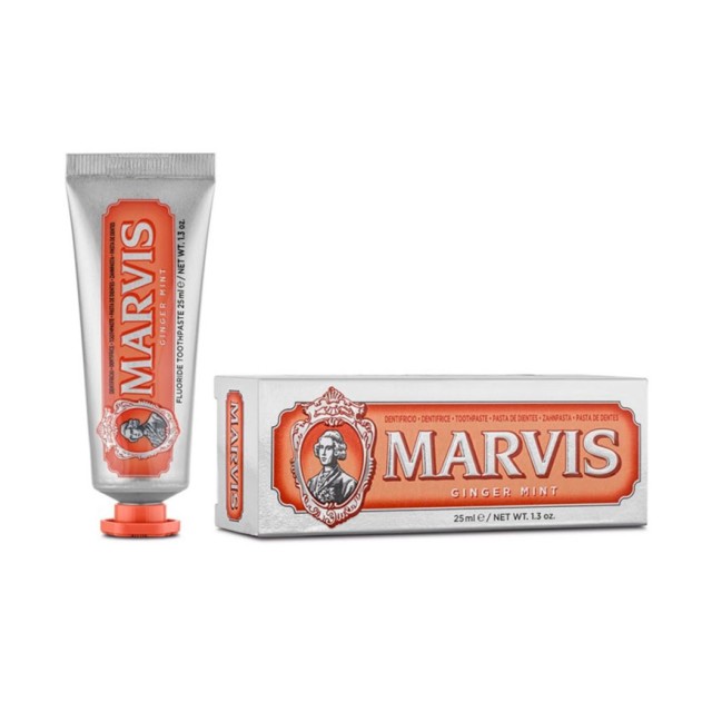 Marvis Ginger Mint Toothpaste 25ml (Οδοντόκρεμα με Γεύση Τζίντζερ)