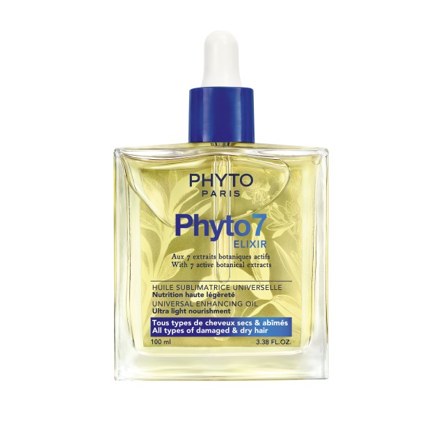 Phyto 7 Elixir Universal Enhancing Oil 100ml (Λάδι Θρέψης για Ξηρά & Ταλαιπωρημένα Μαλλιά)