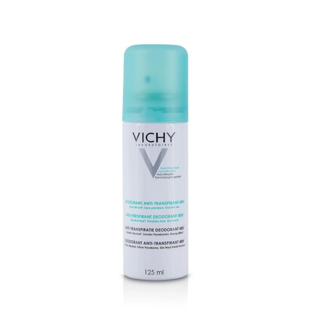 Vichy Deodorant Anti Transparent Aerosol 125ml (Αποσμητικό για Έντονη Εφίδρωση)