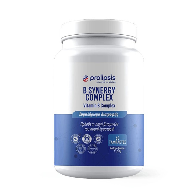 Prolipsis B Synergy Complex Vitamin B Complex 60tabs
