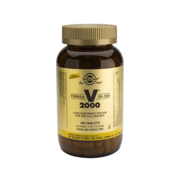 Solgar Formula VM 2000 180tabs (Πολυβιταμίνες)