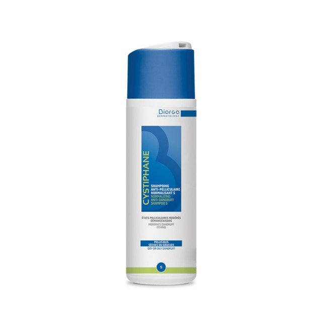 Biorga Cystiphane Normilizing Anti-Dandruff Shampoo S 200ml (Σαμπουάν Κατά της Λιπαρής/Ξηρής Πιτυρίδας)