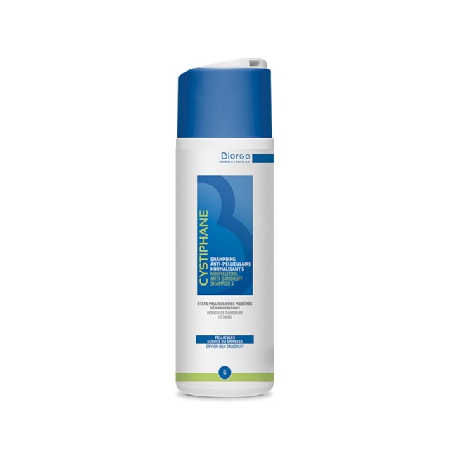 Bailleul Cystiphane Normilizing Anti-Dandruff Shampoo S 200ml (Σαμπουάν Κατά της Λιπαρής/Ξηρής Πιτυρίδας)