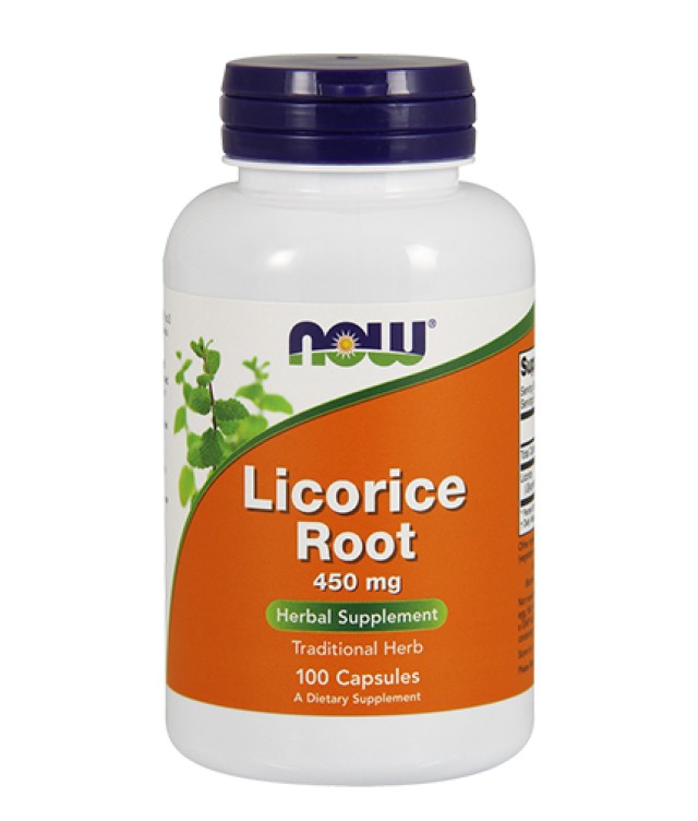 Now Foods Licorice Root 450mg 100caps (Γλυκόριζα)