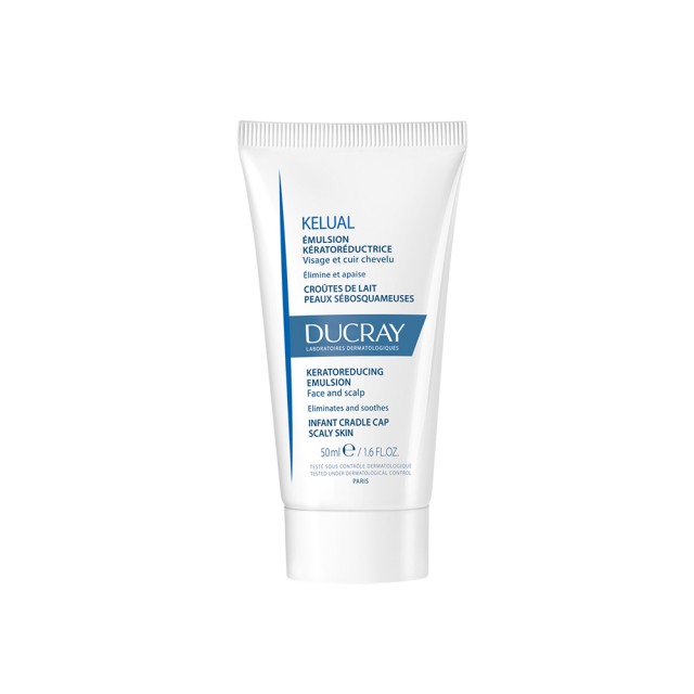 Ducray Kelual Keratoreducing Emulsion Face & Scalp 50ml (Φροντίδα για τη Νινίδα του Πρόσωπου και Τρι