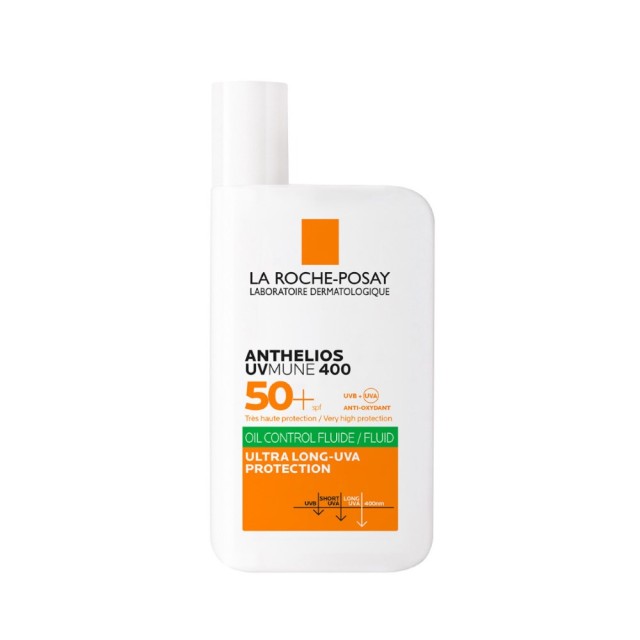 La Roche Posay Anthelios UVMUNE 400 Oil Control Fluid SPF50+ 50ml (Αντηλιακό Προσώπου για τη Λιπαρή Επιδερμίδα)