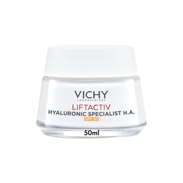Vichy Liftactiv Hyaluronic Specialist H.A SPF30 50ml (Αντιρυτιδική Κρέμα Ημέρας με Αντηλιακή Προστασία για τα Πρώτα Σημάδια Γήρανσης)