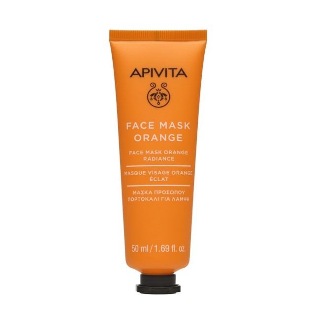 Apivita Face Mask Orange 50ml (Μάσκα Πρόσωπου για Λάμψη με Πορτοκάλι)