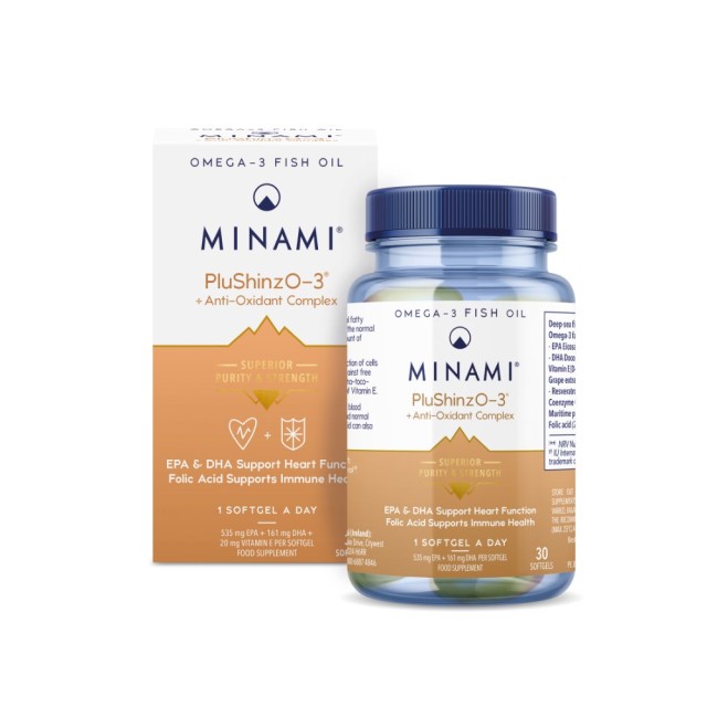 Minami PluShinzO-3® + Anti-oxidant Complex 30caps (Συμπλήρωμα Διατροφής για την Καλή Λειτουργία του 