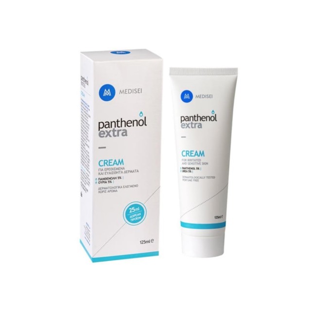 Panthenol Extra Cream 100ml+25ml ΔΩΡΟ (Ενυδατική Κρέμα για Ερεθισμένo & Ευαίσθητo Δέρμα)