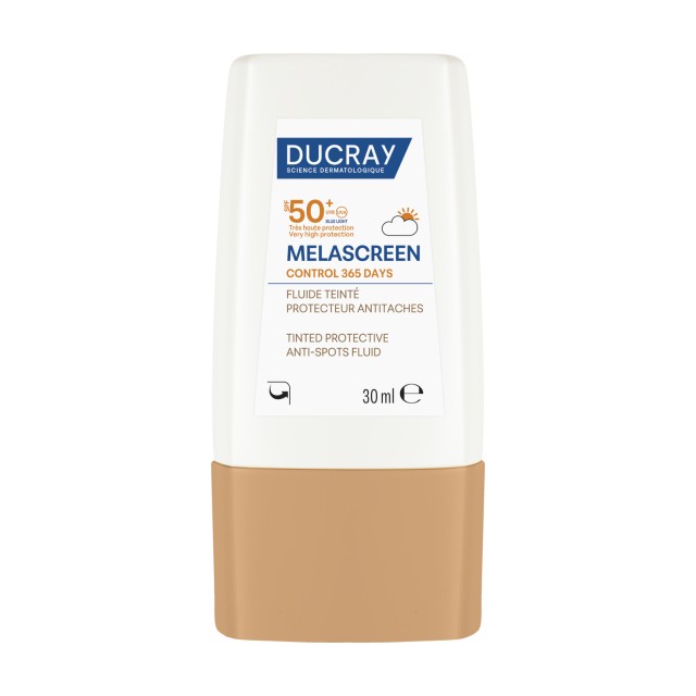 Ducray Melascreen Tinted Protective Anti-Spots Fluid SPF50+ 30ml (Λεπτόρρευστη Αντηλιακή Κρέμα Κατά των Κηλίδων με Χρώμα)
