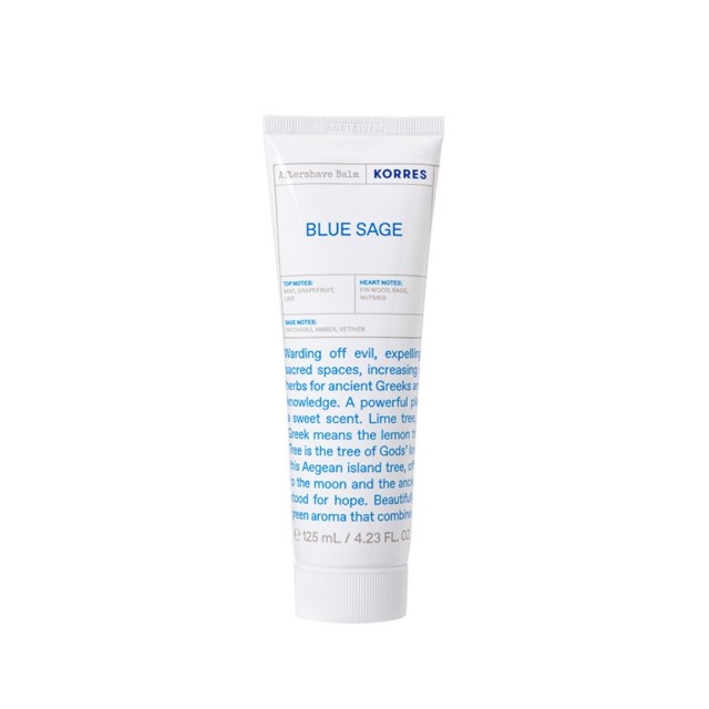 Korres Blue Sage Aftershave Balm 125ml (Γαλάκτωμα για Μετά το Ξύρισμα)