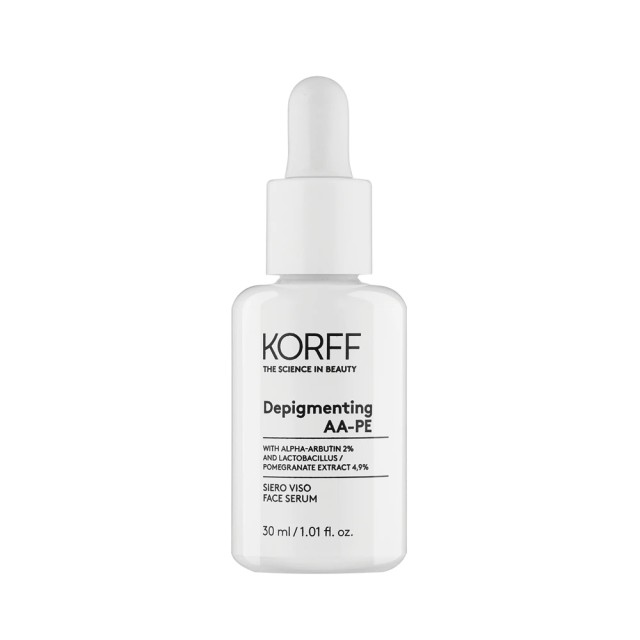 Korff Depigmenting AA-PE Face Serum 30ml (Ορός για τη Διόρθωση της Υπερμελάγχρωσης του Δέρματος)