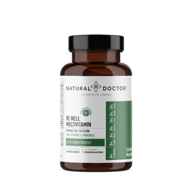 Natural Doctor Be Well Multivitamin 60 caps (Πολυβιταμίνη για την Καθημερινή Υποστήριξη του Οργανισμού)