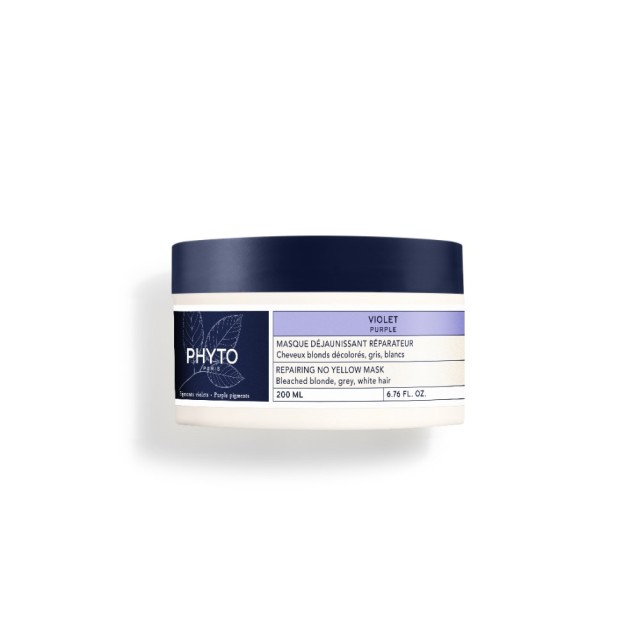 Phyto Violet Repairing No Yellow Mask 200ml (Διορθωτική Μάσκα Μαλλιών Κατά του Κιτρινίσματος)