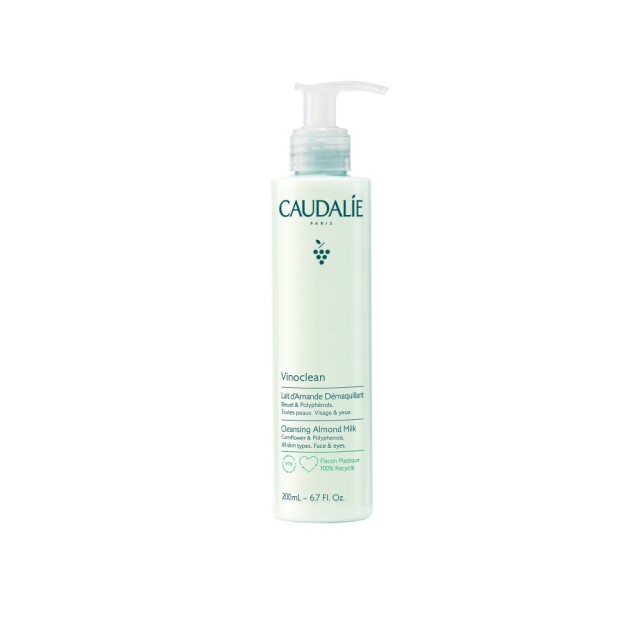 Caudalie Vinoclean Cleansing Almond Milk 200ml (Γαλάκτωμα Καθαρισμού για Πρόσωπο & Μάτια)