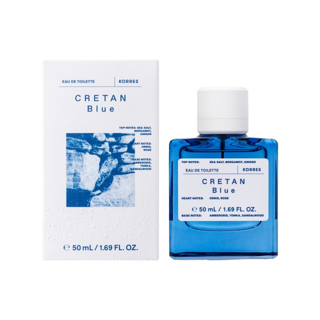Korres Cretan Blue Eau De Toilette 50ml (Άρωμα με Νότες Orris & Rose)