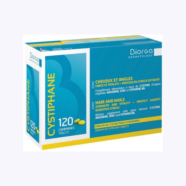 Biorga Cystiphane Hair & Nails 120tabs (Συμπλήρωμα Διατροφής για Γερά Νύχια & Μαλλιά)