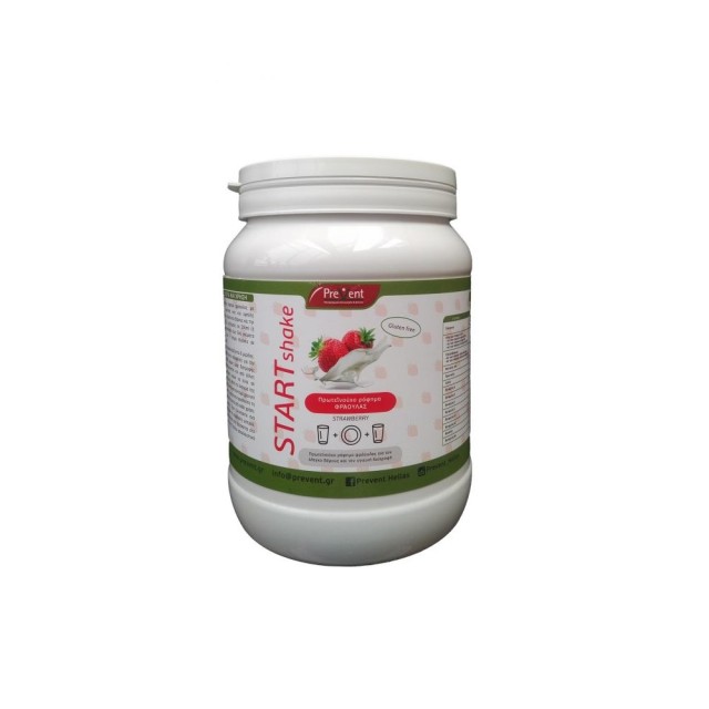 Prevent Start Shake Strawberry 430gr 8 Μερίδες (Βιταμινούχο Ρόφημα για Έλεγχο του Βάρους με Γεύση Φρ