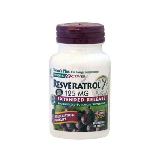 Natures Plus Extended Release Resveratrol 60tab