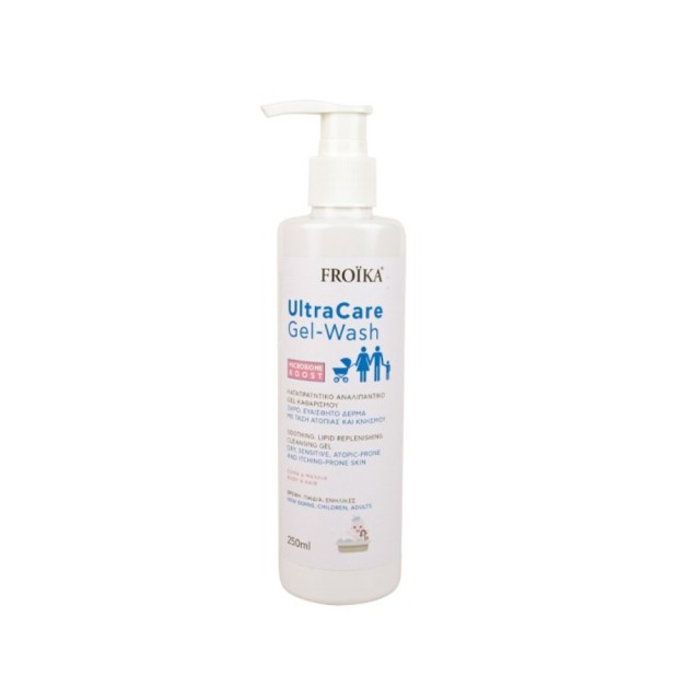 Froika Ultracare Gel Wash 250ml (Καταπραϋντικό Τζελ Καθαρισμού για Πολύ Ξηρό/Ατοπικό Δέρμα)