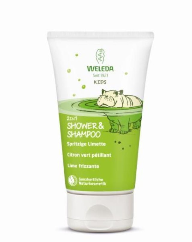 Weleda Kids 2-in-1 Shower & Shampoo Sparkling Lime 150ml