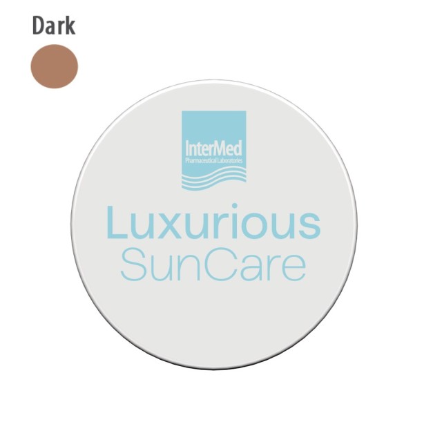 Intermed Luxurious Suncare Silk Cover BB Compact SPF50+ No4 Dark 12gr (Αντηλιακή Πούδρα Προσώπου Με