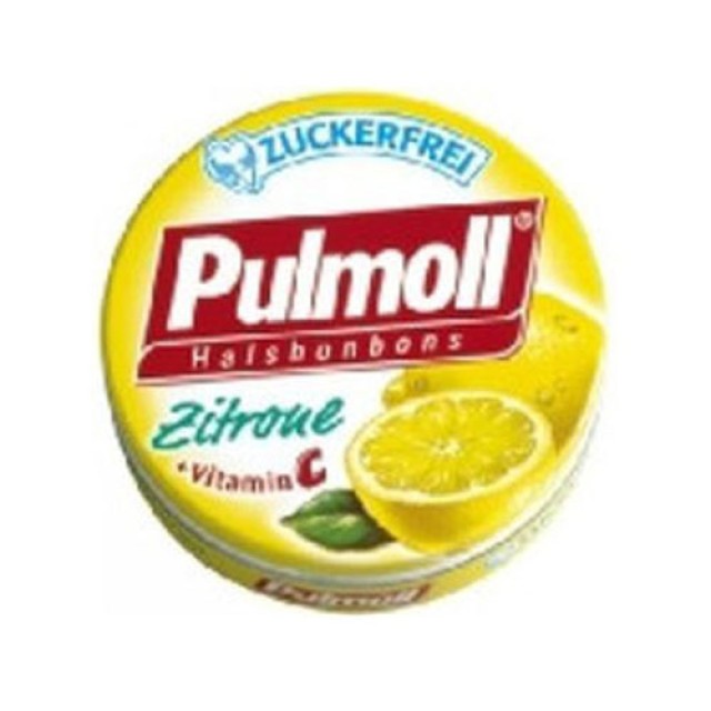 Pulmoll Χωρίς Ζάχαρη Λεμόνι+ Vitamin C 