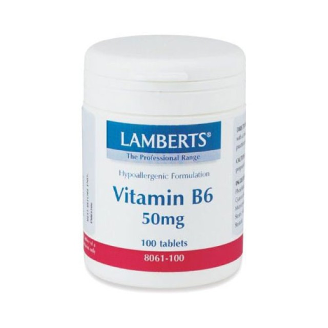 Lamberts B6 50mg 100tab