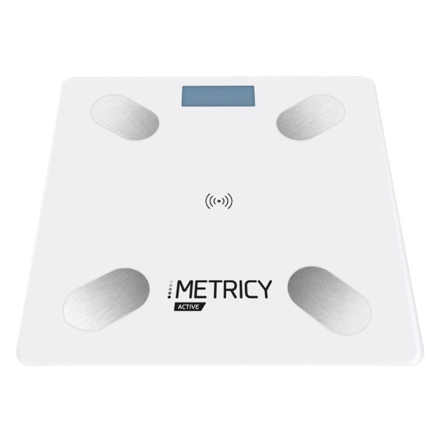 Metricy Active Smart Bathroom Scale White