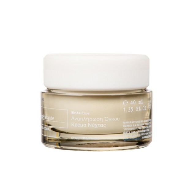 Korres White Pine Restorative Overnight Facial 40ml (Κρέμα Νύχτας για Γυναίκες Μετά την Εμμηνόπαυση)