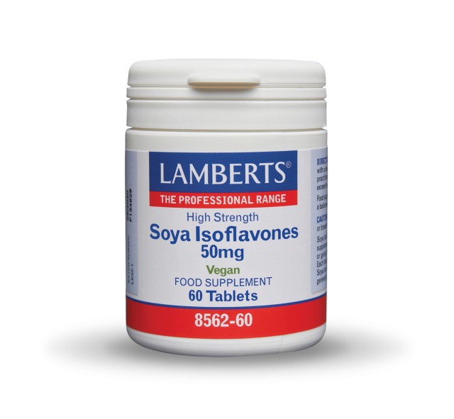Lamberts Soya Isoflavones 50mg 60tab (Υψηλής ισχύος Ισοφλαβονοειδή Σόγιας)