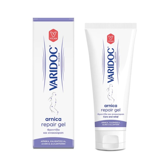 Varidoc Arnica Repair Gel 100ml (Τζελ με Άρνικα για Μώλωπες, Οιδήματα και Μυϊκούς Πόνους από Χτυπήματα)