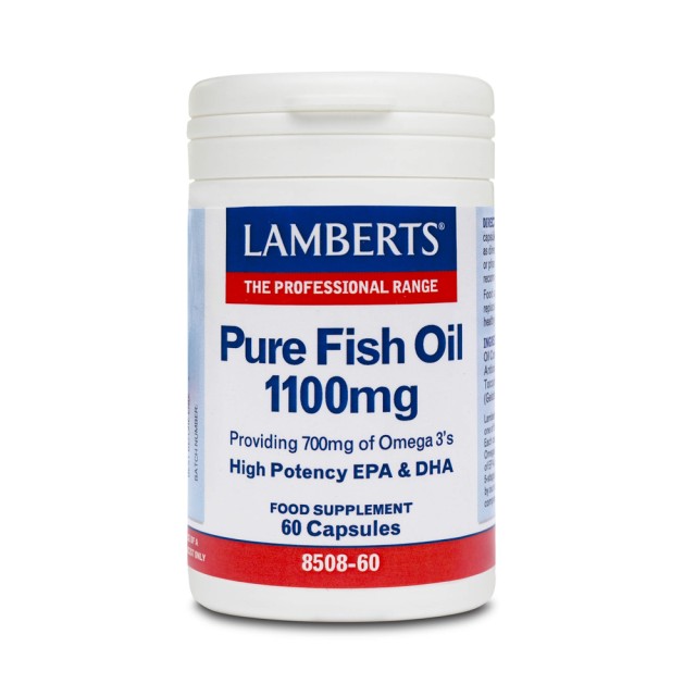 Lamberts Pure Fish Oil 1100mg 60cap (Ιχθυέλαια)