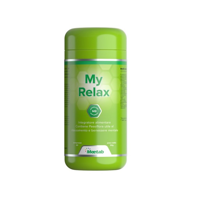 Meetab My Relax 60tabs (Συμπλήρωμα Διατροφής για τη Φυσιολογική Λειτουργία του Νευρικού Συστήματος & της Ψυχολογική Λειτουργίας)