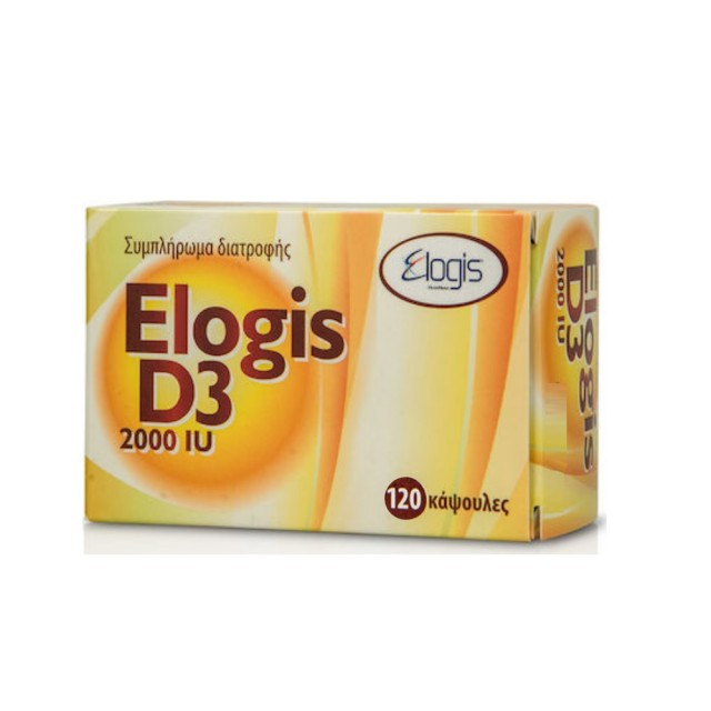 Elogis D3 2000IU 120caps (Συμπλήρωμα Διατροφής με Βιταμίνη D3)