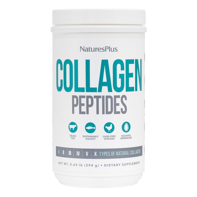 Natures Plus Collagen Peptides 294gr (Πεπτίδια Κολλαγόνου σε Σκόνη Ουδέτερη Γεύση)