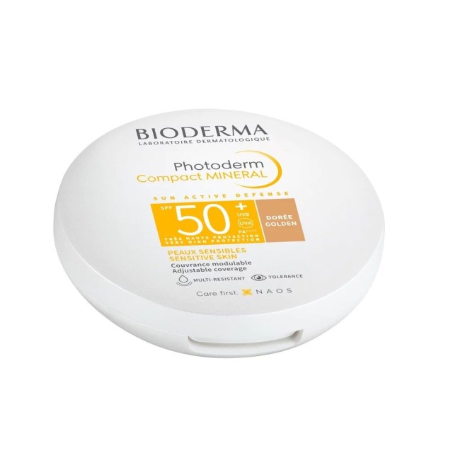 Bioderma Photoderm MAX Compact Golden SPF50+ 10gr (Πούδρα με Αντηλιακή Προστασία - Σκούρα Απόχρωση)