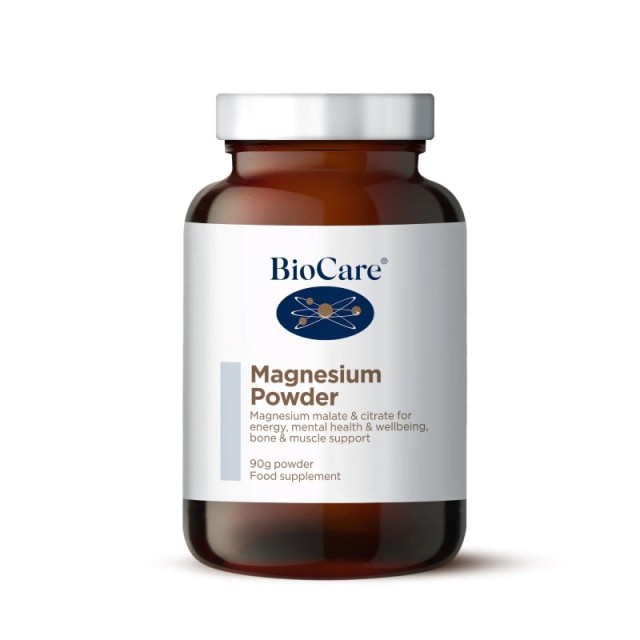 BioCare Magnesium Powder 90gr (Συμπλήρωμα Διατροφής με Μηλικό & Κιτρικό Μαγνήσιο)