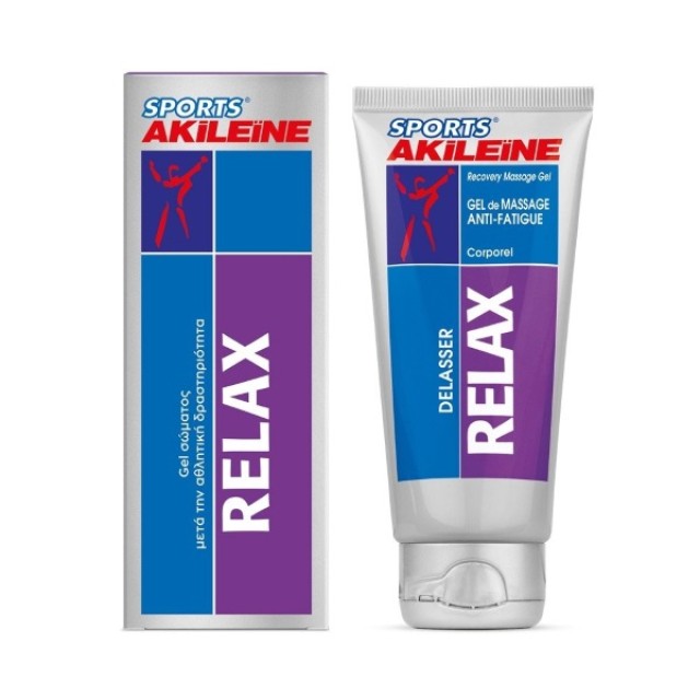 Akileine Sports Relax Gel 75ml (Τζελ Σώματος Μετά την Αθλητική Δραστηριότητα) 