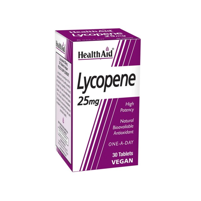 Health Aid Lycopene 25mg 30 caps (Αντιοξειδωτικό) 