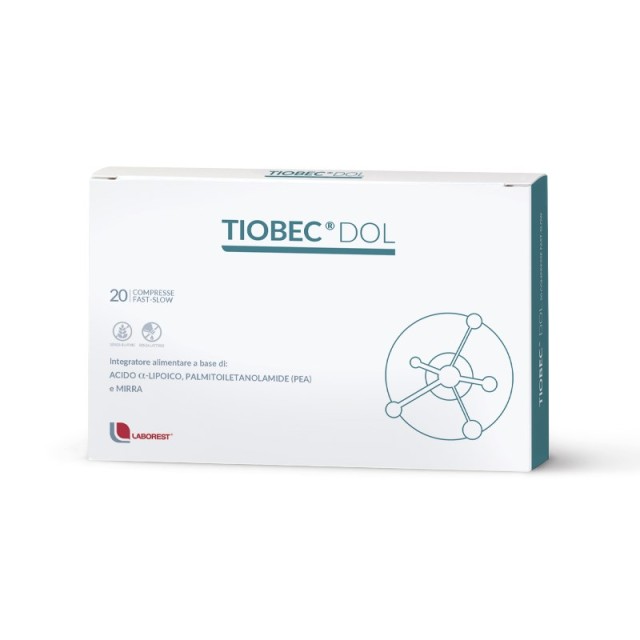 Laborest Tiobec Dol 20tabs (Συμπλήρωμα Διατροφής για τον Οξύ Πόνο & τη Φλεγμονή)