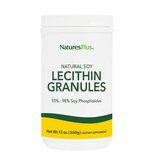 Natures Plus Lecithin Granules 340gr (Φυσική Λεκιθίνη Σόγιας σε Κόκκους)