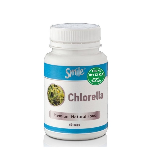 AM Health Smile Chlorella 60caps (Φυσικό Αντιοξειδωτικό & Ενισχυτικό Αποτοξίνωσης)