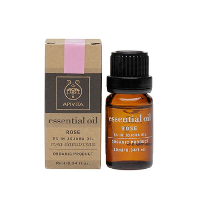 Apivita Essential Oil Rose 10ml (Αιθέριο Έλαιο Τριαντάφυλλο)