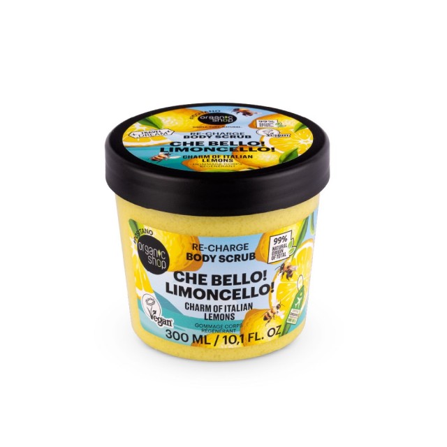 Natura Siberica Organic Shop Re-Charge Body Scrub Che Bello Limoncello 300ml