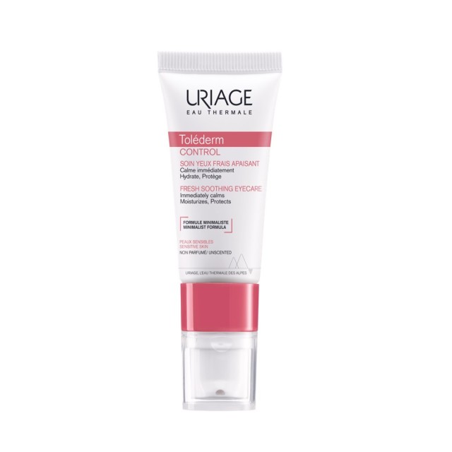 Uriage Tolederm Control Fresh Soothing Eyecare 15ml (Κρέμα Ματιών για Ευαίσθητη Επιδερμίδα)